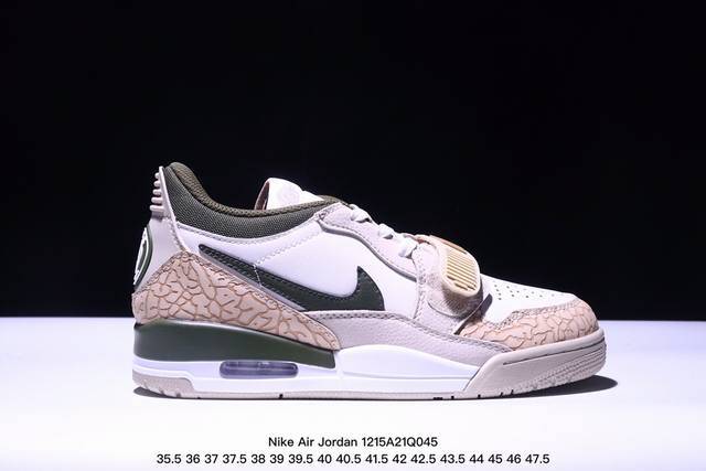 特价耐克nike Air Jordan Legacy 312 Low”White Pine Green“乔丹最强三合一混合版本低帮文化休闲运动篮球鞋 货号:Fn