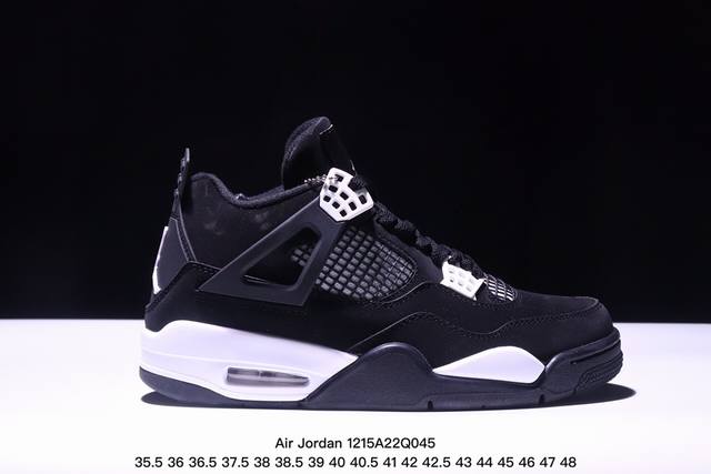 公司级头层皮air Jordan Aj4 Retro 纯原配色 大厂出品 原厂独立模具开发 纯正4代正确鞋型 原厂定制头层压纹皮料 原厂鞋楦打造市面最高工艺 内