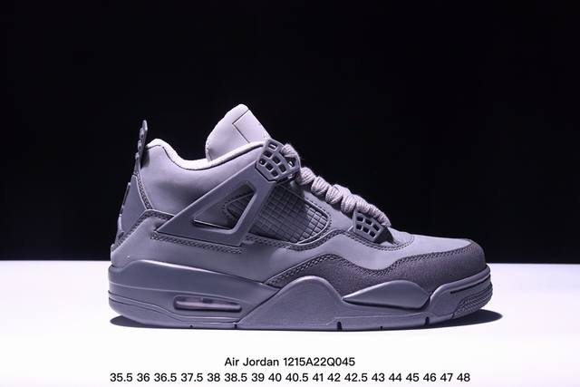 公司级头层皮air Jordan Aj4 Retro 纯原配色 大厂出品 原厂独立模具开发 纯正4代正确鞋型 原厂定制头层压纹皮料 原厂鞋楦打造市面最高工艺 内