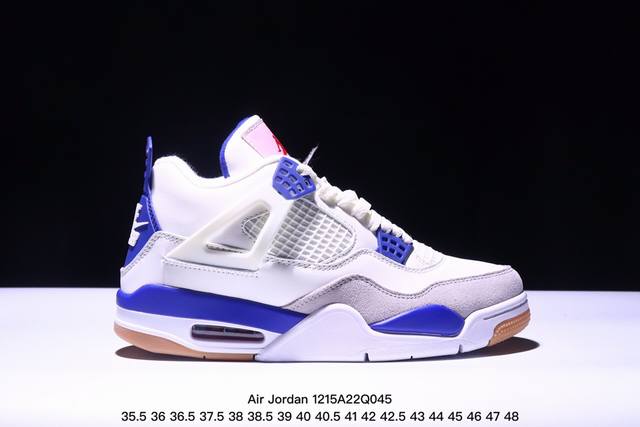 公司级头层皮air Jordan Aj4 Retro 纯原配色 大厂出品 原厂独立模具开发 纯正4代正确鞋型 原厂定制头层压纹皮料 原厂鞋楦打造市面最高工艺 内