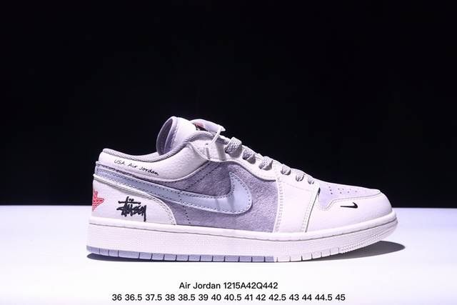 海外爆款限量发售！公司级 Travis Scott X Fragment Design X Jordan Air Jordan 1 Low Og Sp “古驰联