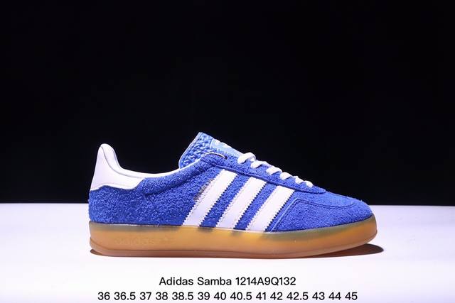 公司级阿迪达斯三叶草adidas Originals Samba Og 桑巴舞系列绅士德训足球风百搭低帮休闲运动板鞋 Xm1214Q132