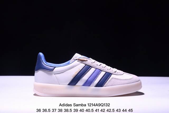 公司级阿迪达斯三叶草adidas Originals Samba Og 桑巴舞系列绅士德训足球风百搭低帮休闲运动板鞋 Xm1214Q132