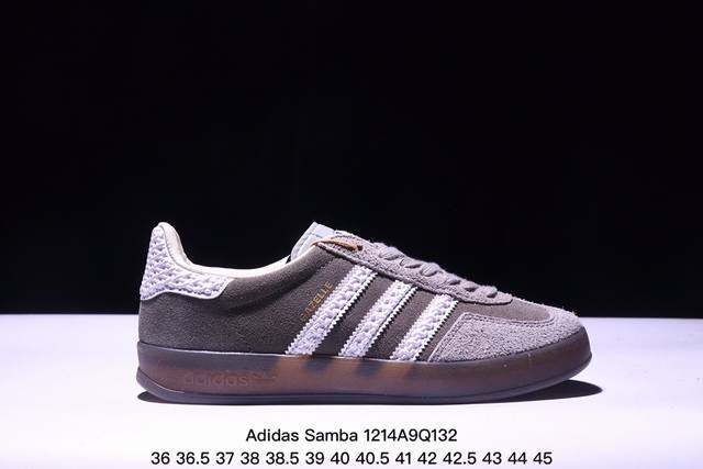 公司级阿迪达斯三叶草adidas Originals Samba Og 桑巴舞系列绅士德训足球风百搭低帮休闲运动板鞋 Xm1214Q132