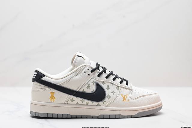 公司级耐克nike Dunk Low 扣篮系列 复古低帮休闲运动滑板板鞋 采用脚感柔软舒适zoomair气垫 有效吸收滑板等极限运动在落地时带来的冲击力 为街头