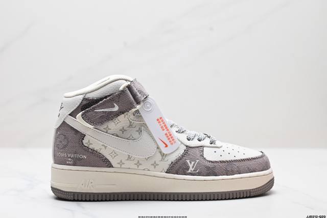 福利 公司级nike Air Force 1 Mid 07 原楦头原纸板 打造纯正中帮空军版型 专注外贸渠道 全掌内置蜂窝气垫 原盒配件 原厂中底钢印、拉帮完美