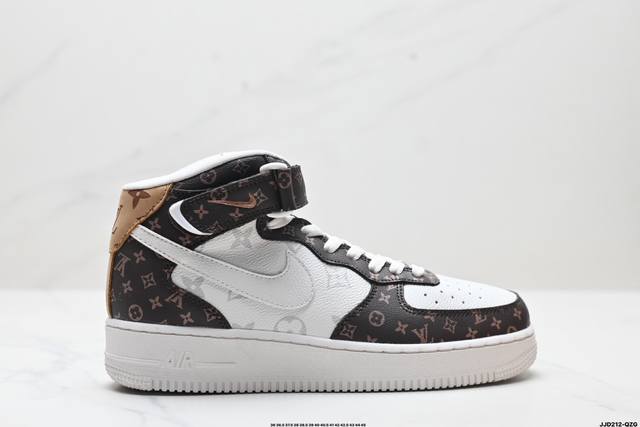 福利 公司级nike Air Force 1 Mid 07 原楦头原纸板 打造纯正中帮空军版型 专注外贸渠道 全掌内置蜂窝气垫 原盒配件 原厂中底钢印、拉帮完美