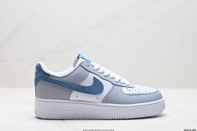 公司级耐克nike Air Force 1’07 空军一号低帮百搭休闲运动板鞋。柔软、弹性十足的缓震性能和出色的中底设计，横跨复古与现代的外型结合，造就出风靡全