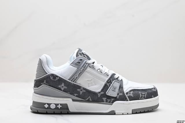 公司级全新lv路易威登louis Vuitton Trainer Sneake Low休闲运动文化百搭板鞋 尺码:36-45 Id:Jgd149-Qzk