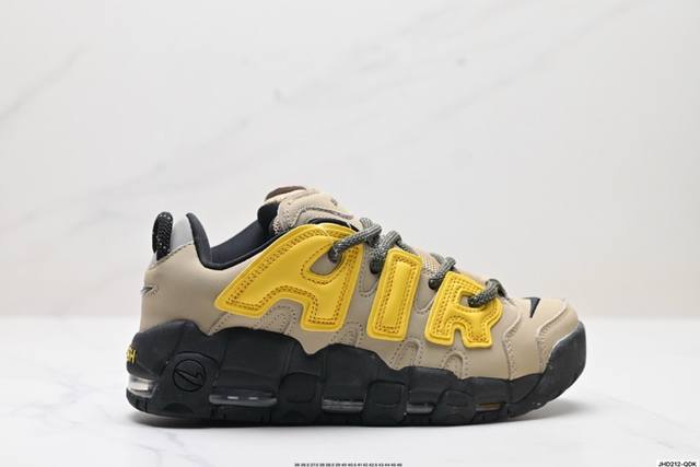 公司级nike Air More Uptempo Gs Barely Green 耐克皮蓬初代系列经典高街百搭休闲运动文化篮球鞋美国队配色 整体的设计风格夸张而