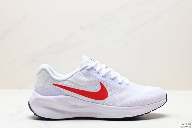 公司级nike Revolution 7透气 低帮 跑步鞋兼顾迅疾外观和稳固脚感，后跟覆面和中足动态支撑巧妙融合，缔造稳定顺畅的迈步体验 货号：Fb2207-0