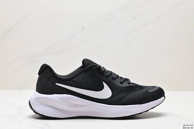 公司级nike Revolution 7透气 低帮 跑步鞋兼顾迅疾外观和稳固脚感，后跟覆面和中足动态支撑巧妙融合，缔造稳定顺畅的迈步体验 货号：Fb2207-0