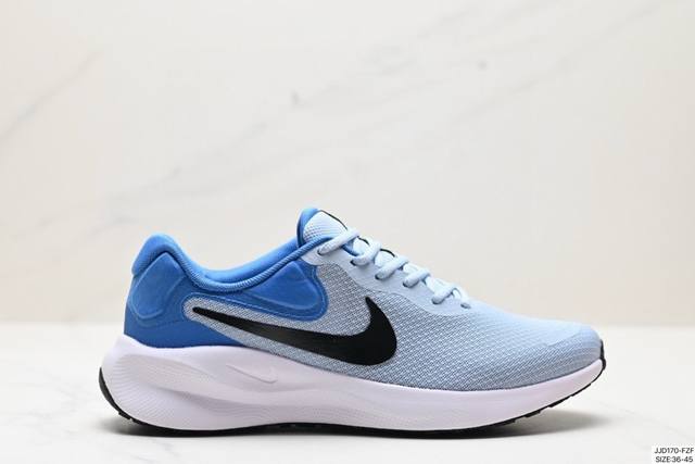 公司级nike Revolution 7透气 低帮 跑步鞋兼顾迅疾外观和稳固脚感，后跟覆面和中足动态支撑巧妙融合，缔造稳定顺畅的迈步体验 货号：Fb2207-0