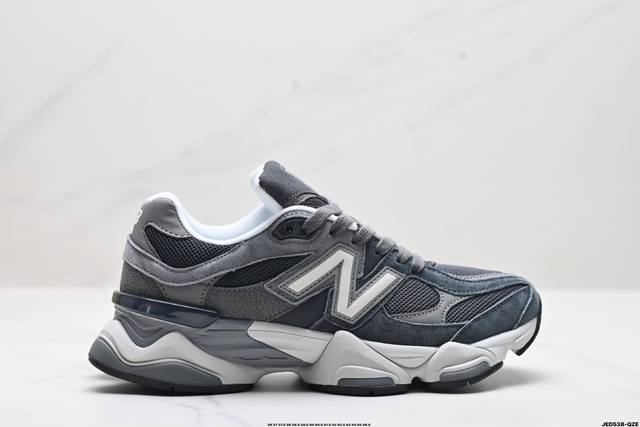 公司级new Balance 公司级版本 Nb9060 联名款 复古休闲运动慢跑鞋 鞋款灵感源自设计师本人对夏日的怀日回忆。鞋面大身由空间双格及磨砂鞋面拼接而生