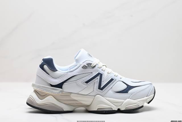 公司级new Balance 公司级版本 Nb9060 联名款 复古休闲运动慢跑鞋 鞋款灵感源自设计师本人对夏日的怀日回忆。鞋面大身由空间双格及磨砂鞋面拼接而生