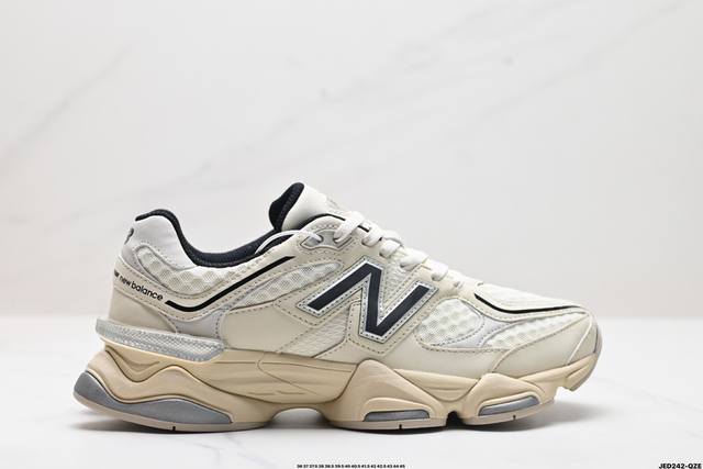 公司级new Balance 公司级版本 Nb9060 联名款 复古休闲运动慢跑鞋 鞋款灵感源自设计师本人对夏日的怀日回忆。鞋面大身由空间双格及磨砂鞋面拼接而生