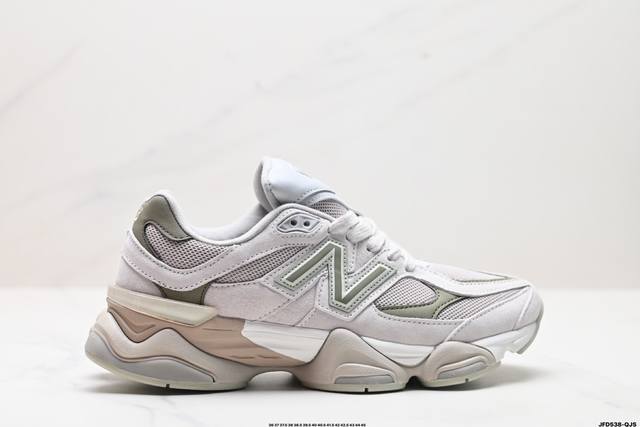 公司级new Balance 公司级版本 Nb9060 联名款 复古休闲运动慢跑鞋 鞋款灵感源自设计师本人对夏日的怀日回忆。鞋面大身由空间双格及磨砂鞋面拼接而生