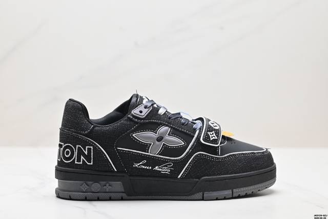 公司级全新lv路易威登louis Vuitton Trainer Sneaker Low休闲运动文化百搭板鞋 尺码:39-45 Id:Jkd129-Qzj