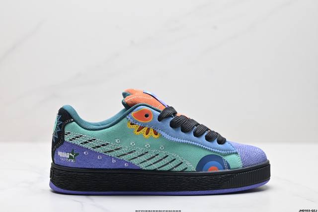 公司级puma Suede Xl Lm复古单品 彪马 防滑耐磨低帮德训板鞋 货号:398409-01 尺码:36 37 37.5 38 38.5 39 40 4