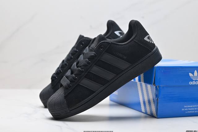 真标阿迪达斯adidas三叶草 Originals Superstar贝壳头系列低帮经典百搭休闲运动板鞋 货号:B27 尺码:35.5 36 36.5 37 3