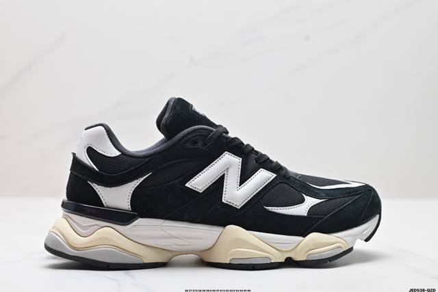 公司级new Balance 公司级版本 Nb9060 联名款 复古休闲运动慢跑鞋 鞋款灵感源自设计师本人对夏日的怀日回忆。鞋面大身由空间双格及磨砂鞋面拼接而生