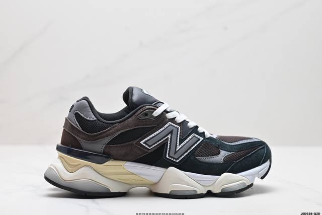 公司级new Balance 公司级版本 Nb9060 联名款 复古休闲运动慢跑鞋 鞋款灵感源自设计师本人对夏日的怀日回忆。鞋面大身由空间双格及磨砂鞋面拼接而生