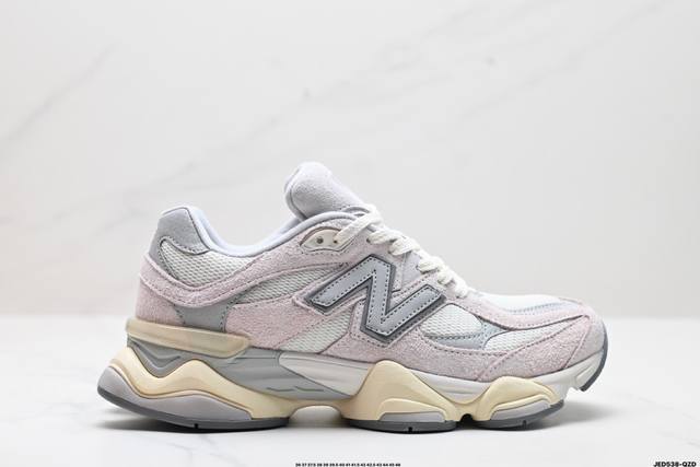 公司级new Balance 公司级版本 Nb9060 联名款 复古休闲运动慢跑鞋 鞋款灵感源自设计师本人对夏日的怀日回忆。鞋面大身由空间双格及磨砂鞋面拼接而生