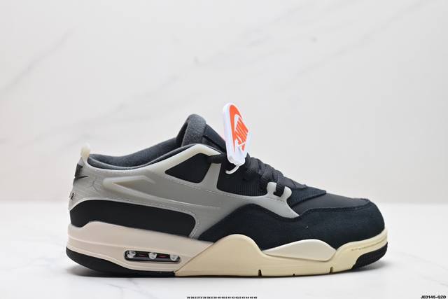 真标nike Air Jordan 4 Rm 防滑 低帮 复古篮球鞋 货号:Fq7939-006 尺码:36 36.5 37.5 38 38.5 39 40 4