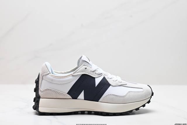 公司级new Balance Ms327 复古休闲运动慢跑鞋 以更纯粹的复古风格设计打造的全新造型 侧身还以解构设计 将 N 字标志以做旧压花样式呈现 官方货号