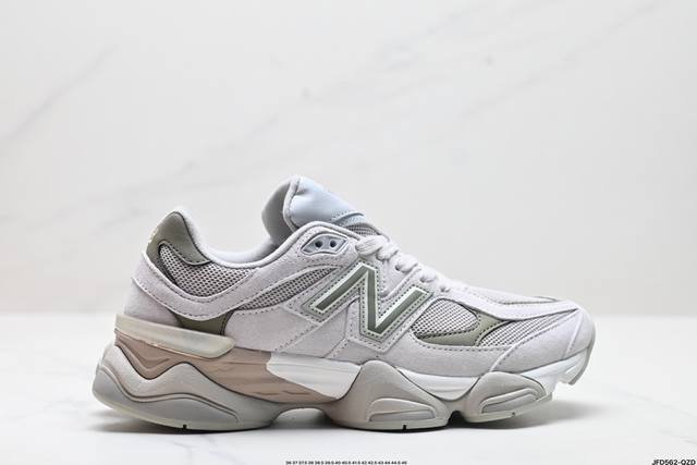 公司级new Balance 公司级版本 Nb9060 联名款 复古休闲运动慢跑鞋 鞋款灵感源自设计师本人对夏日的怀日回忆。鞋面大身由空间双格及磨砂鞋面拼接而生