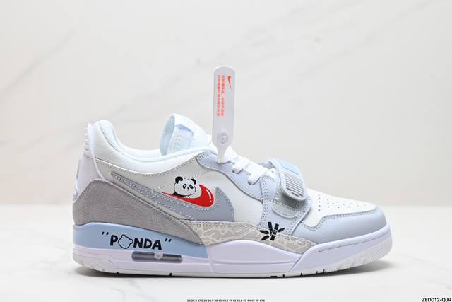 公司级三合一最强合体，多种新配色回归耐克nike Air Jordan Legacy 312 Low”White Grey Fog Blue Red“乔丹最强三