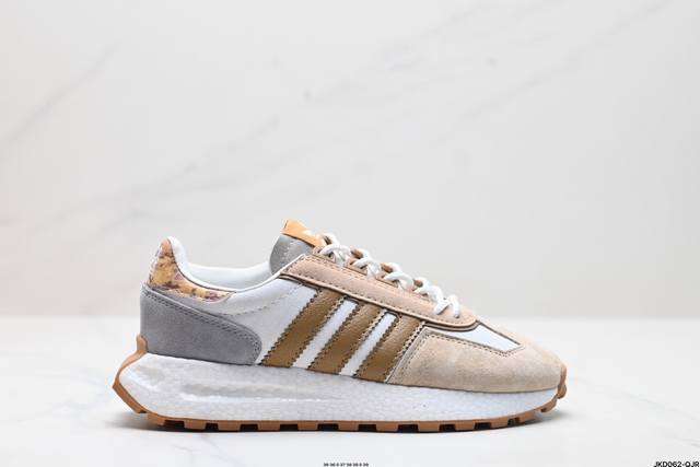 公司级阿迪达斯adidas Retropy E5 W.R.P 三叶草新款运动休闲爆米花跑鞋 新款低帮经典运动鞋以70年代经典跑步鞋为灵感 新鲜演绎复古造型 搭载