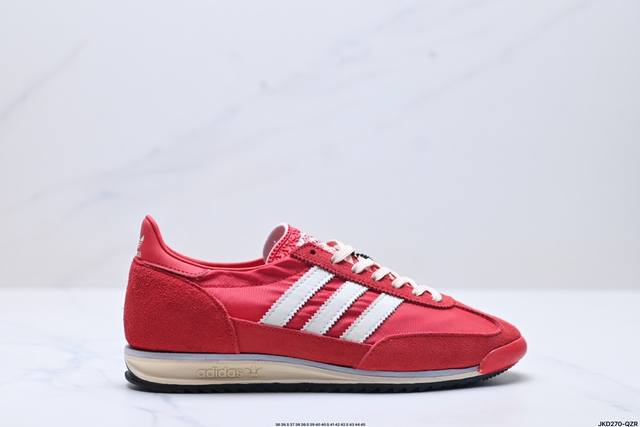 公司级阿迪达斯adidas Sl 72 Og 三叶草复古休闲跑步鞋休闲运动鞋 货号:Ie3475 尺码:36 36.5 37 38 38.5 39 40 40.