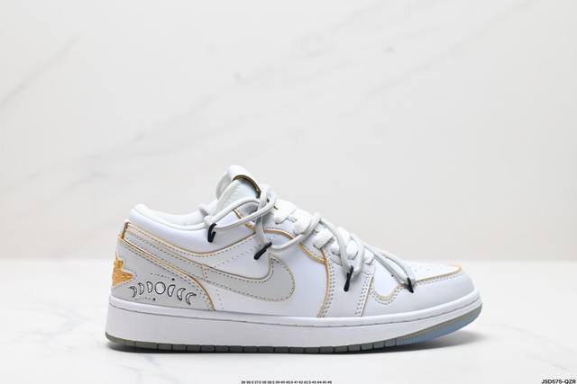 公司级air Jordan 1 Low 绑带白黑蓝 官方同步新色 原装级产物 拒绝公底 立体鞋型 细节完美 高清洁度 购置公司同步原材料 原汁原味 忠于原版 货