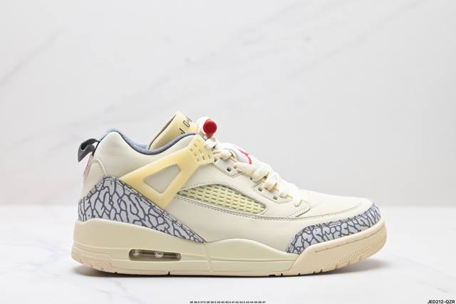 公司级nike Air Jordan Spizike Low舒适百搭 防滑耐磨 低帮 复古篮球鞋 货号:Fq1869-600 尺码:36 36.5 37.5 3