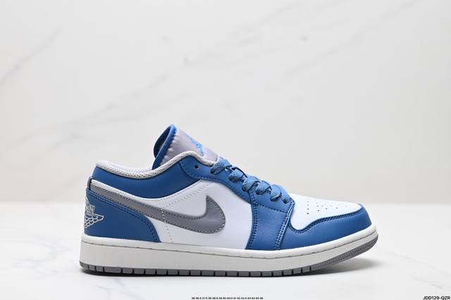 真标耐克nike Wmns Air Jordan 1 Low Aj1乔丹一代低帮经典复古文化休闲运动篮球鞋 货号:553558-412 尺码:36 36.5 3