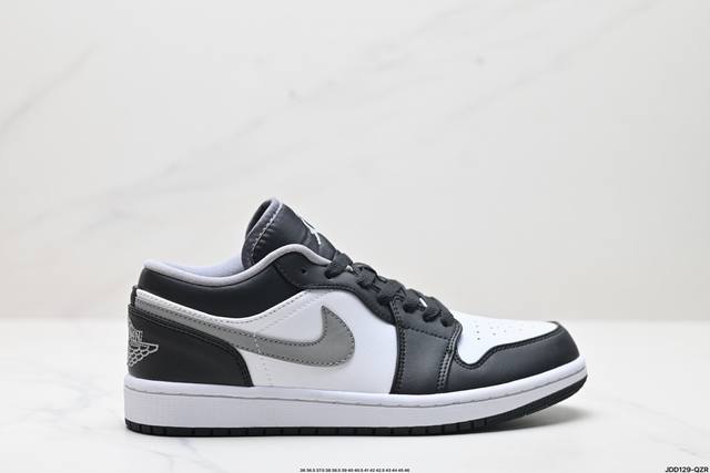 真标耐克nike Wmns Air Jordan 1 Low Aj1乔丹一代低帮经典复古文化休闲运动篮球鞋 货号:553558-412 尺码:36 36.5 3