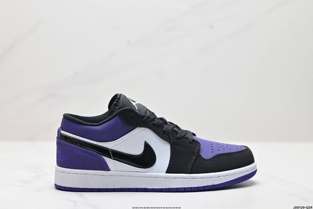 真标耐克nike Wmns Air Jordan 1 Low Aj1乔丹一代低帮经典复古文化休闲运动篮球鞋 货号:553558-412 尺码:36 36.5 3