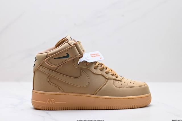 公司级nike Air Force 1 Mid 07 原楦头原纸板 打造纯正中帮空军版型 专注外贸渠道 全掌内置蜂窝气垫 原盒配件 原厂中底钢印、拉帮完美 官方