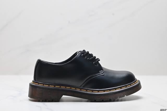 公司级dr.Martens马汀博士 Martens 1460 Smooth Leather Platform系列松糕低帮英伦骑士朋克复古机车厚底粗跟 马丁靴 采