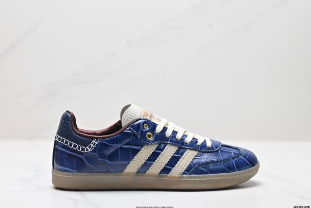 公司级adidas Originals Wales Bonner Samba Og桑巴舞系列绅士德训足球风百搭低帮休闲运动板鞋 货号:Jh9825 尺码:36