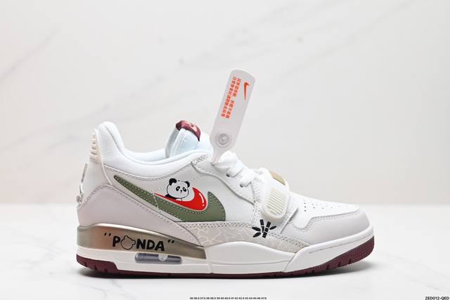 公司级三合一最强合体，多种新配色回归耐克nike Air Jordan Legacy 312 Low”White Grey Fog Blue Red“乔丹最强三