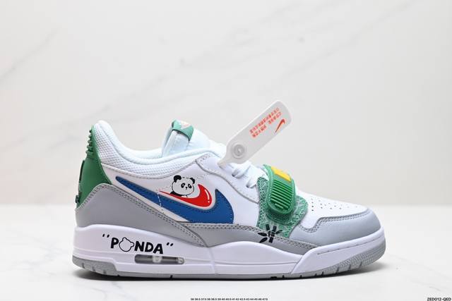 公司级三合一最强合体，多种新配色回归耐克nike Air Jordan Legacy 312 Low”White Grey Fog Blue Red“乔丹最强三