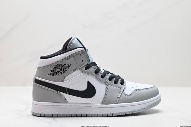 公司级nike Air Jordan 1 Retro Mid Aj1乔丹一代中帮经典复古文化休闲运动篮球鞋 货号:554724-174 尺码:36 36.5 3