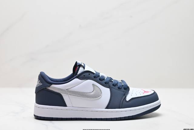 真标耐克nike Air Jordan 1 Low Aj1乔丹一代低帮经典复古文化休闲运动篮球鞋 货号:Cj7891-400 尺码:36 36.5 37.5 3