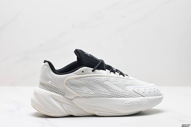 公司级adidas Ozelia 水管 复古运动老爹鞋 大底侧面字体重点升级 整理度完美提升 正确磨砂材质 原厂配套 高密度柔性编织 符合出口标准 原工艺高密度