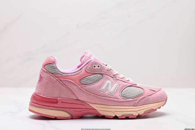 公司级new Balance新百伦nb Made In Usa Mr993系列美产血统经典复古休闲运动百搭老爹跑步鞋 采用台产猪巴革及透气网眼材质 6层组合底模