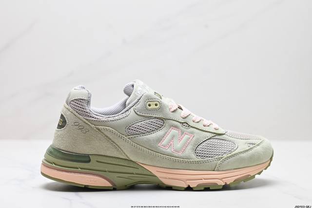 公司级new Balance新百伦nb Made In Usa Mr993系列美产血统经典复古休闲运动百搭老爹跑步鞋 采用台产猪巴革及透气网眼材质 6层组合底模