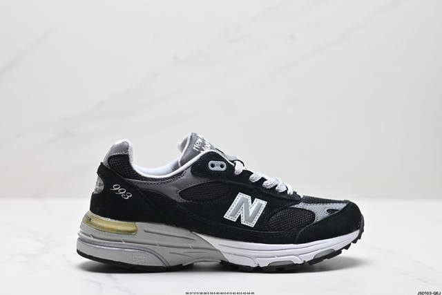 公司级new Balance新百伦nb Made In Usa Mr993系列美产血统经典复古休闲运动百搭老爹跑步鞋 采用台产猪巴革及透气网眼材质 6层组合底模