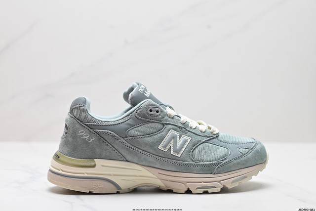 公司级new Balance新百伦nb Made In Usa Mr993系列美产血统经典复古休闲运动百搭老爹跑步鞋 采用台产猪巴革及透气网眼材质 6层组合底模